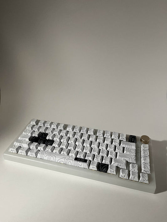 White Mechanical Keyboard with RGB